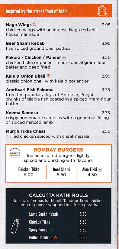 Menu of Tiffin Rasoi Indian takeaway in Barry