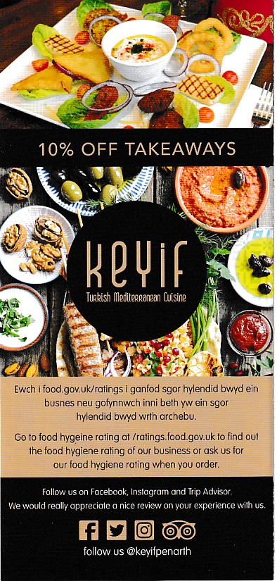 Menu Website of Keyif Turkish Mediterranean Cuisine in Penarth